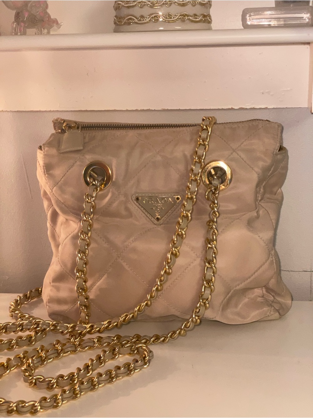Prada Authentic 1995 Classic Vintage Re-Nylon Quilted Bag